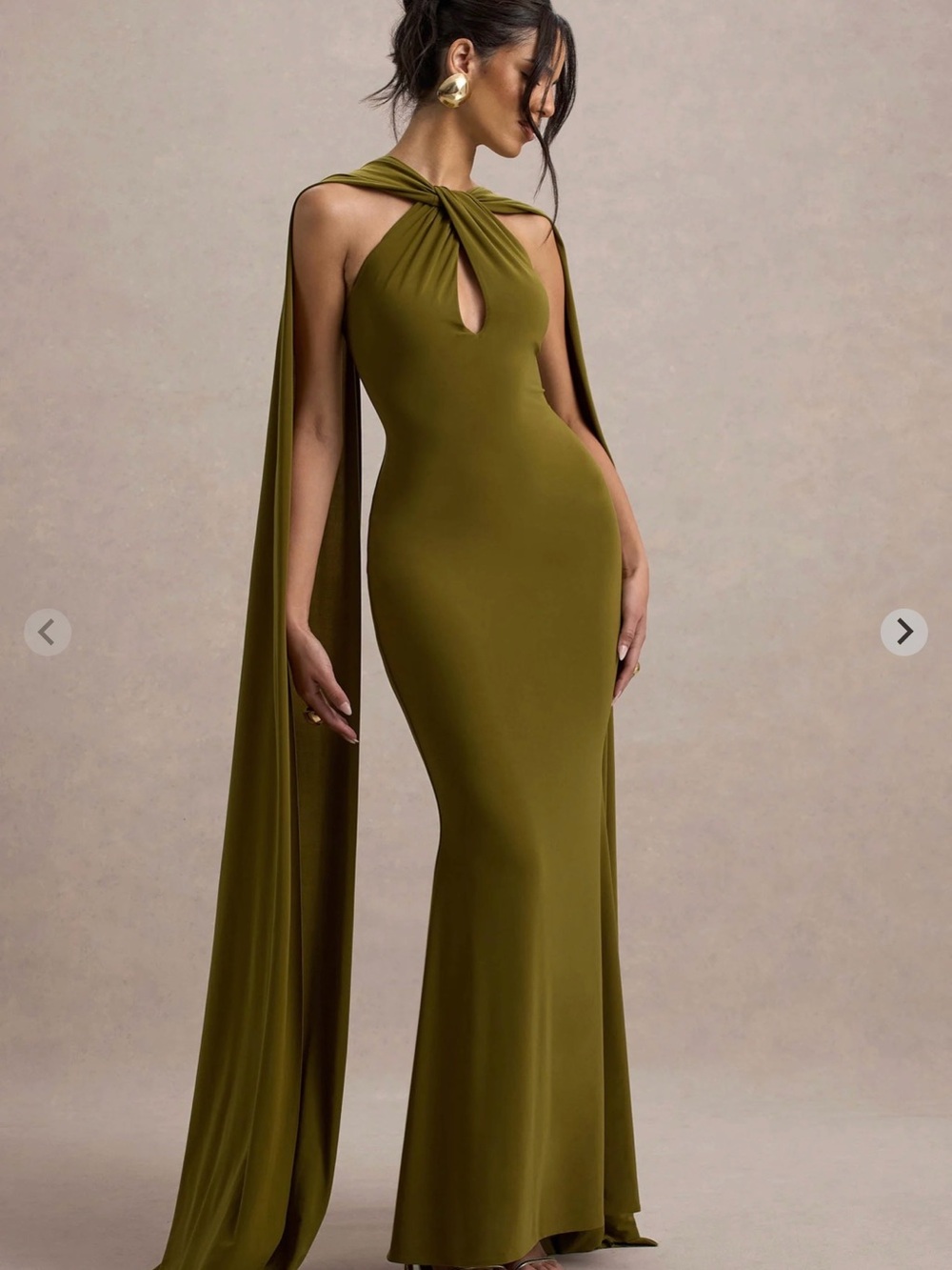 Club L London RHONDA Dress Green Size 6